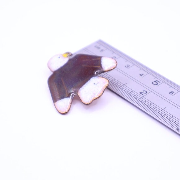 Vintage Hand Crafted Enamel Pendant & Brooches - Picture 10 of 10